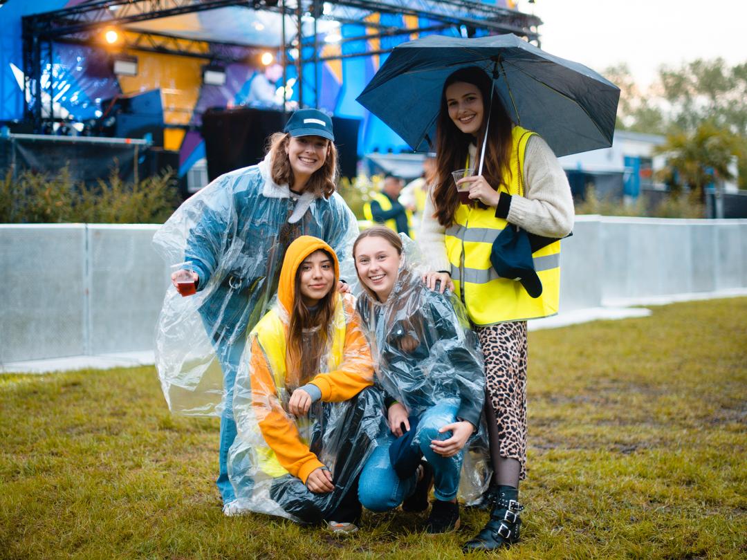 Jana, Marie, Cassandra en Elien op Beir-Total