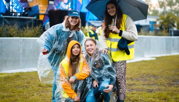 Jana, Marie, Cassandra en Elien op Beir-Total